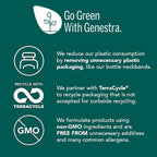 Genestra Brands Berberis Formula herbal supplement bottle showcasing authentic batch number and manufacturing details.
