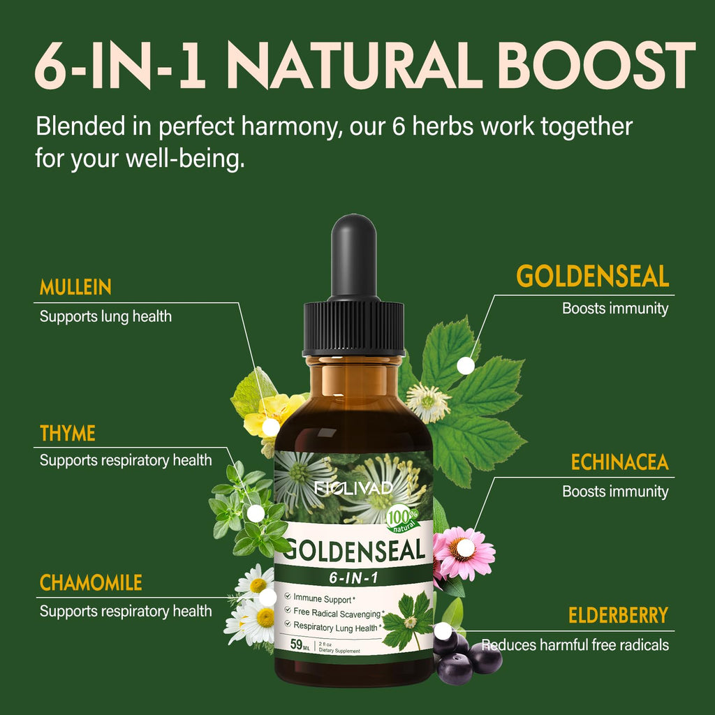 Side view of Fiolivad natural immune support supplement two fluid ounces packaging
