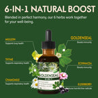 Side view of Fiolivad natural immune support supplement two fluid ounces packaging