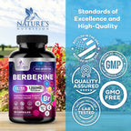 Authentic imported premium berberine hydrochloride high absorption vegan pills packaging