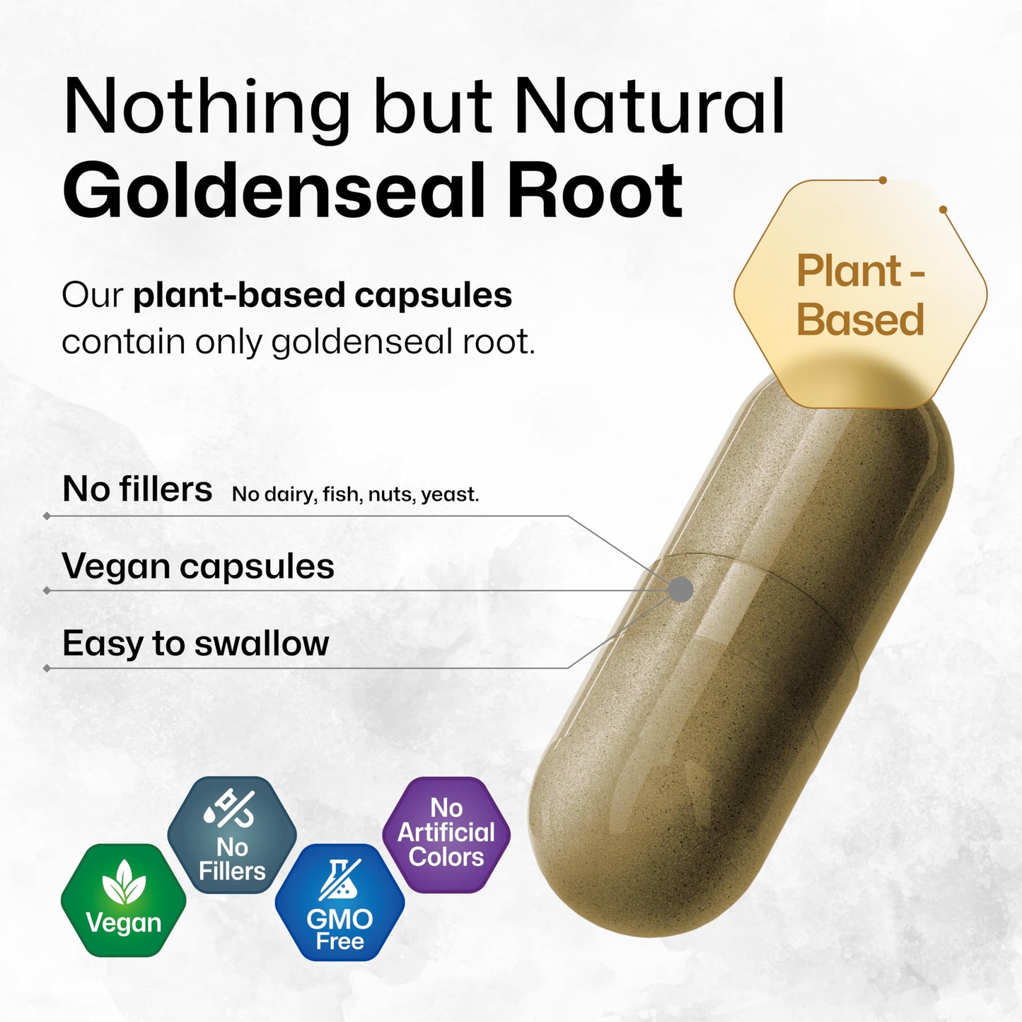 Bio Krauter Goldenseal 100 vegan capsules bottle for immune health packaging