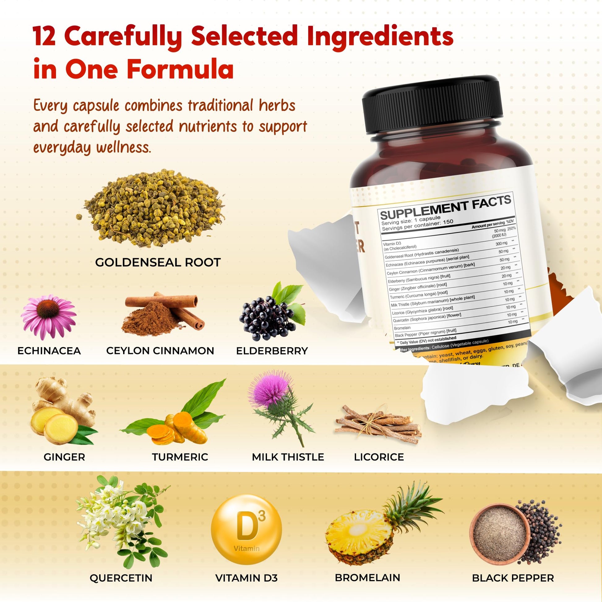 PEAKPURY authentic USA imported herbal wellness capsules displayed on a clean background