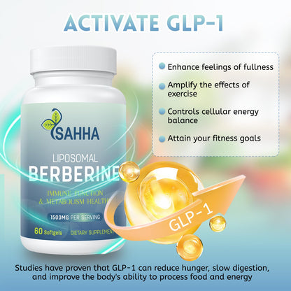 High bioavailability liposomal berberine capsules for immune support side view