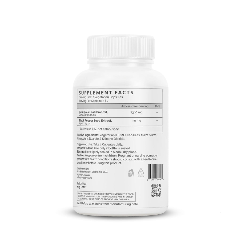 USA imported Arth Botanicals Brahmi focus and memory enhancement supplement