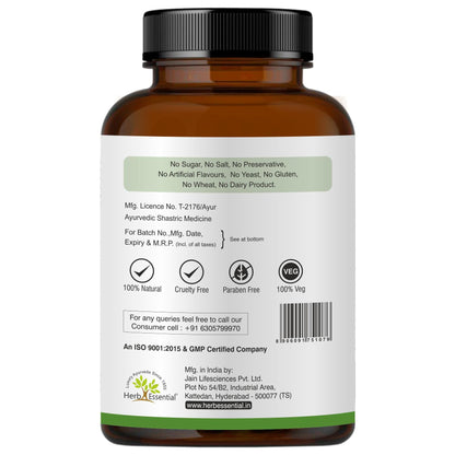 Herb Essential Gotu Kola supplement facts and ingredient list