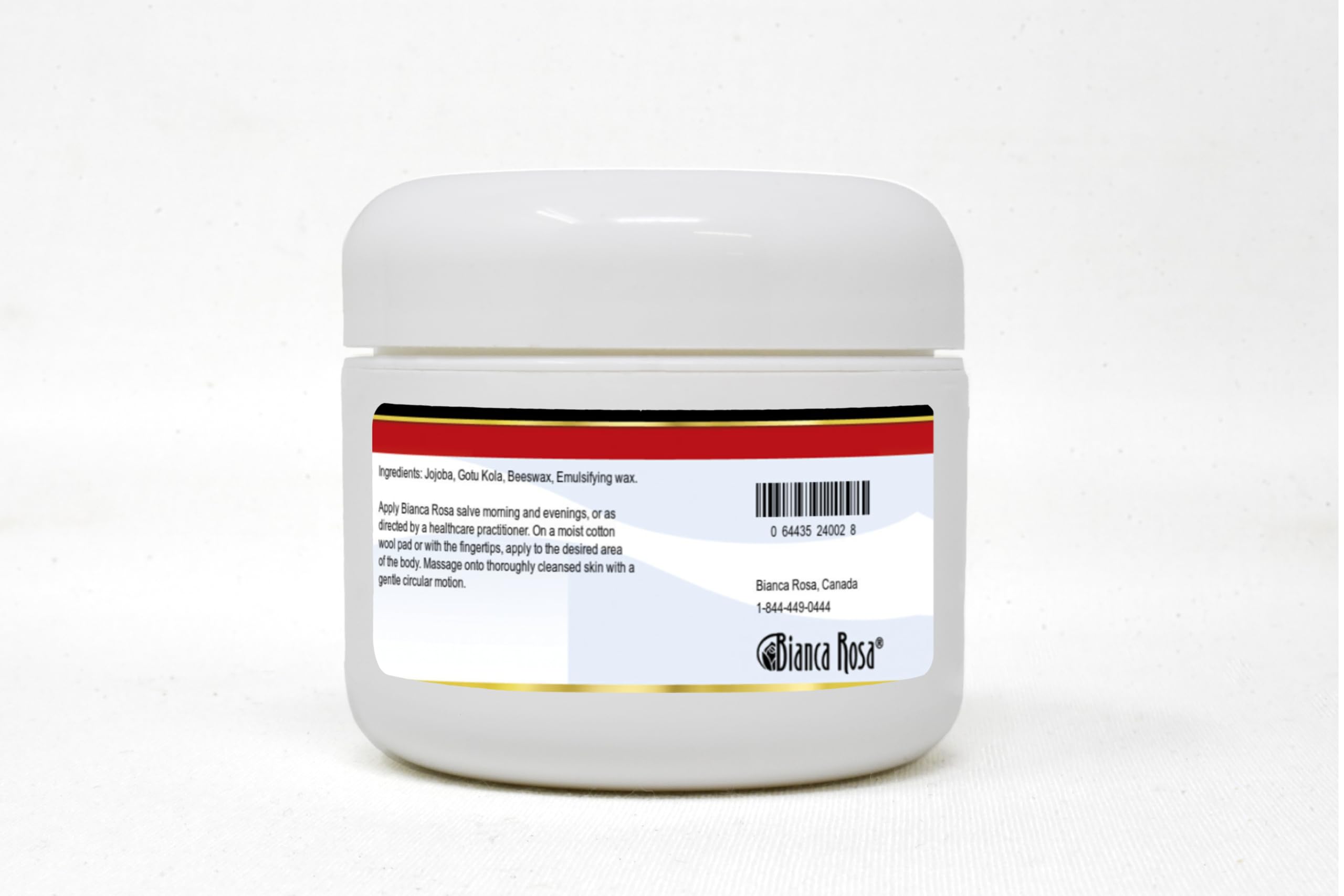 Bianca Rosa Centella Asiatica unscented herbal ointment jar for scar repair