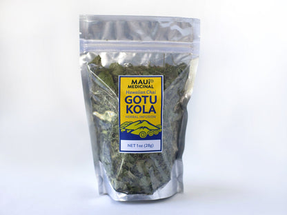 Premium organic dried Gotu Kola leaves close up details