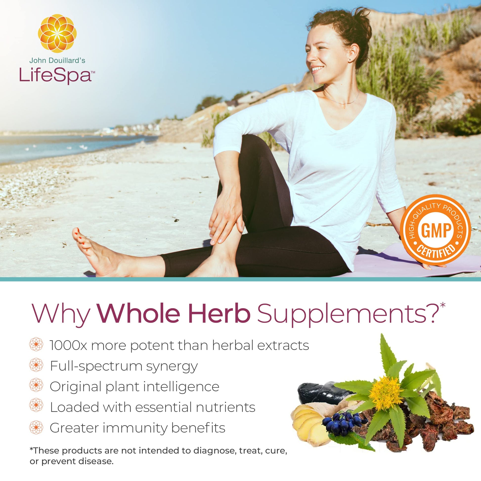 LifeSpa Brahmi Brain 500mg capsules bottle displayed on a clean premium background