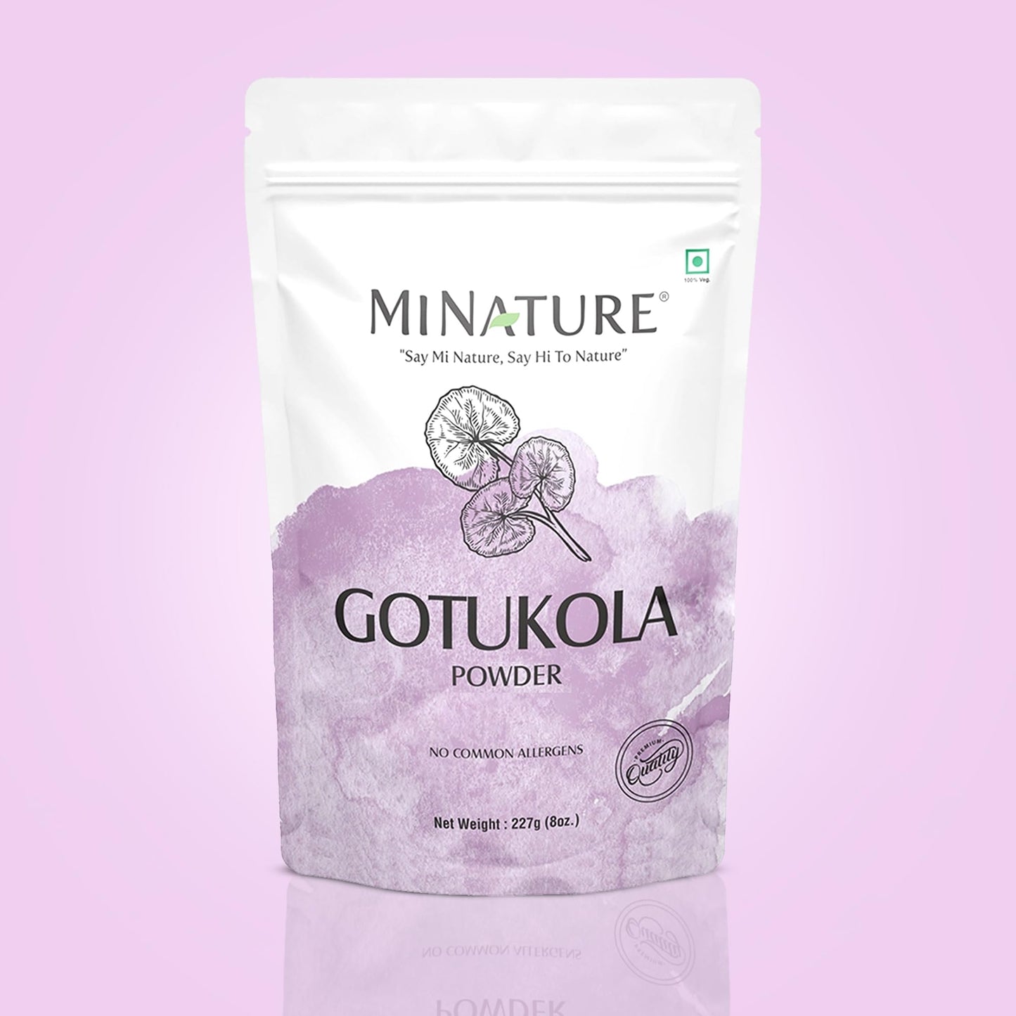 Natural Centella Asiatica leaf powder for ayurvedic hair care routines