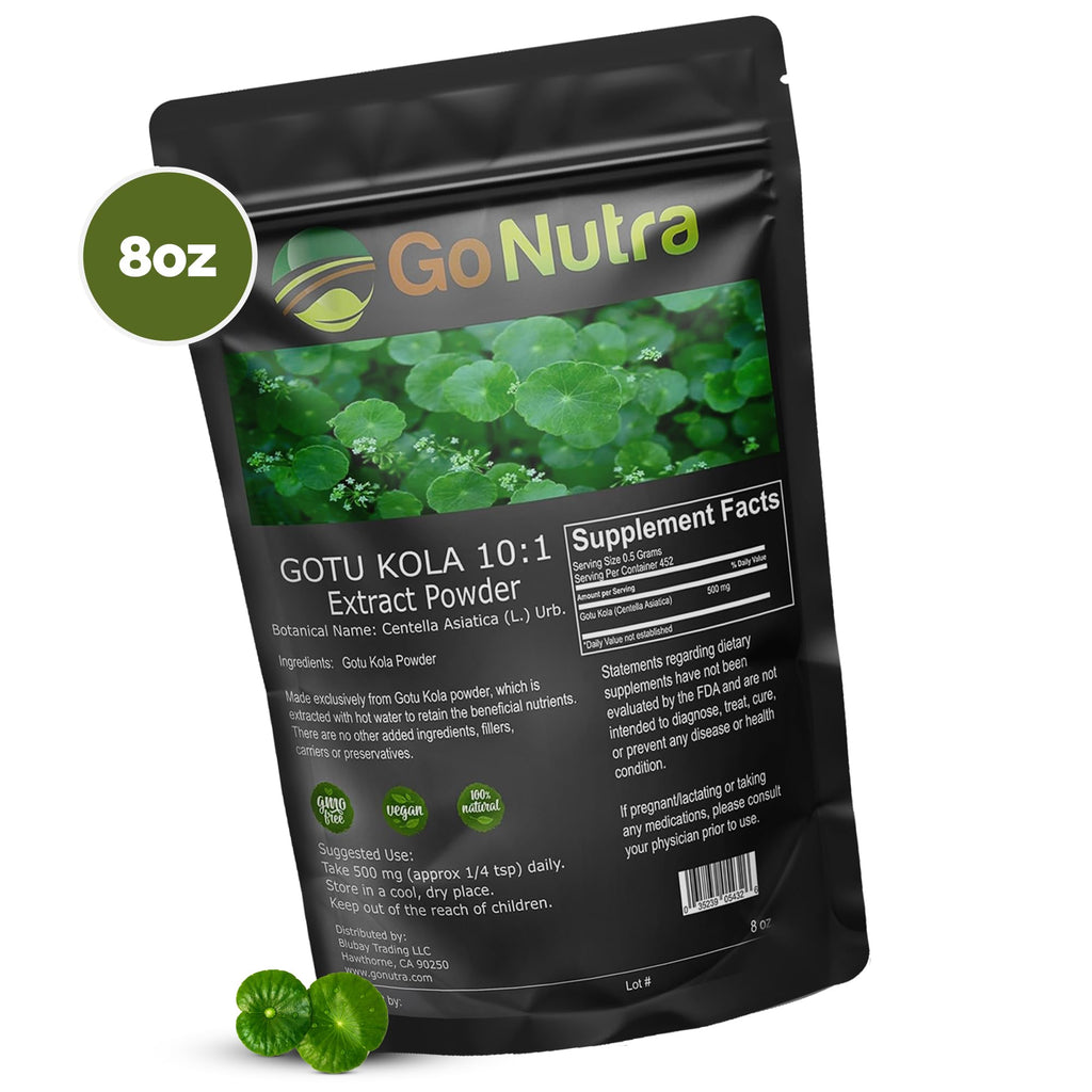 Go Nutra authentic USA sourced skincare and cognitive wellness powder bag