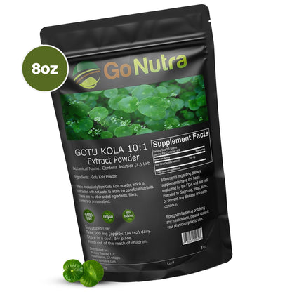 Go Nutra authentic USA sourced skincare and cognitive wellness powder bag