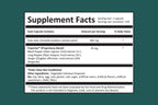 Dr Gumman Clinical Grade Gotu Kola 120 vegan capsules supplement facts label detailing pure ingredients.