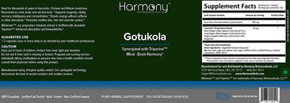 Premium organic mind and brain nervine tonic capsules for memory support and cognitive enhancement.