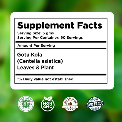Authentic USA imported Herbsforever Centella Asiatica brain tonic packaging