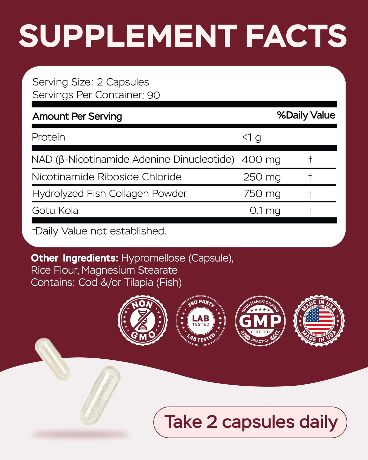 USA imported 4Well Products health supplement with collagen peptides