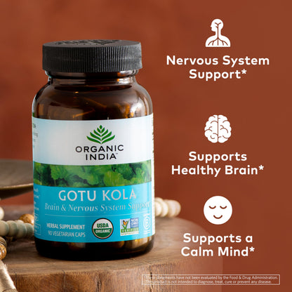 USA imported Gotu Kola 350 Milligrams vegan capsules for mental clarity