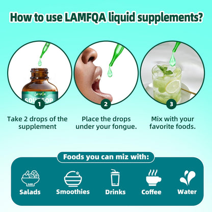 LAMFQA Soursop Bitters 10 in 1 herbal supplement bottle showcasing the authentic imported packaging.