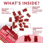 Benefits and key ingredients displayed on Weevit supplement bottle