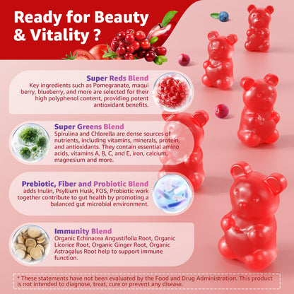 Nextdia antioxidant gummies for immunity and energy