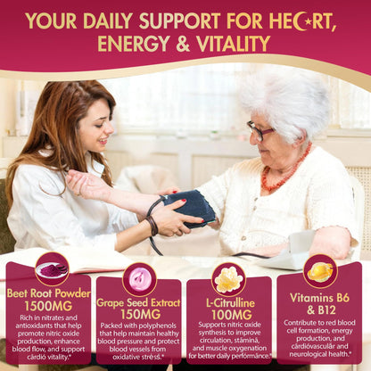 Soft chew texture of Neviss Beet Heart supplement