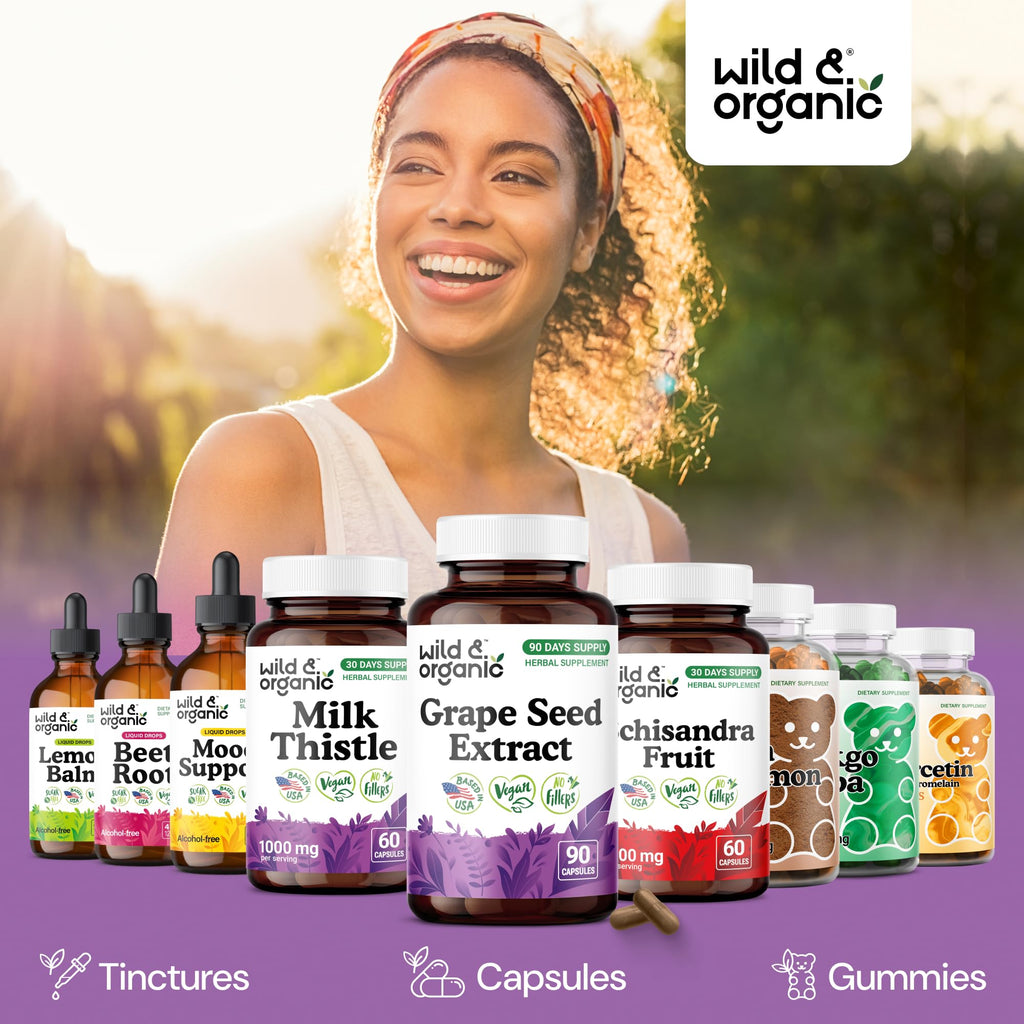 Wild and Organic Grape Seed Extract non-GMO certification label
