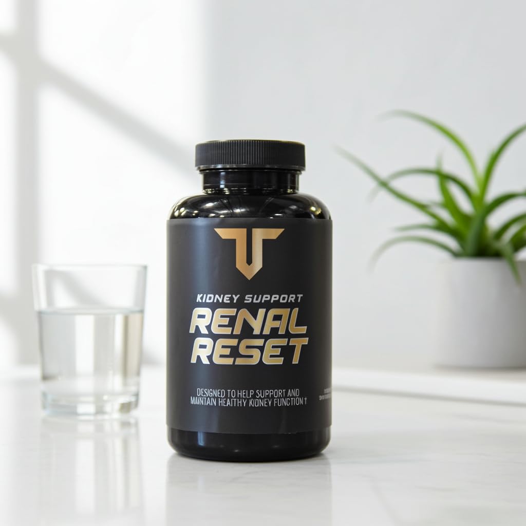 Close up of kidney health supplement capsule texture