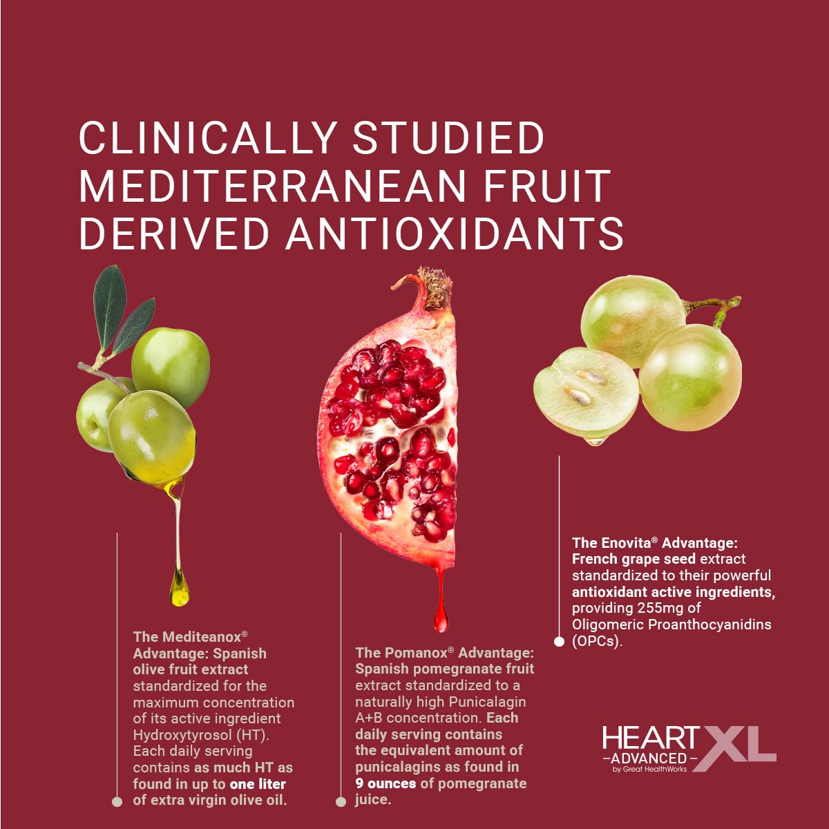 OmegaXL HeartXL Advanced 60 capsules bottle and packaging