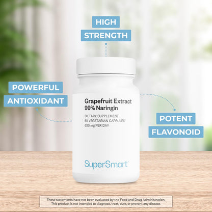 Supersmart 60 vegetarian capsules bottle side profile