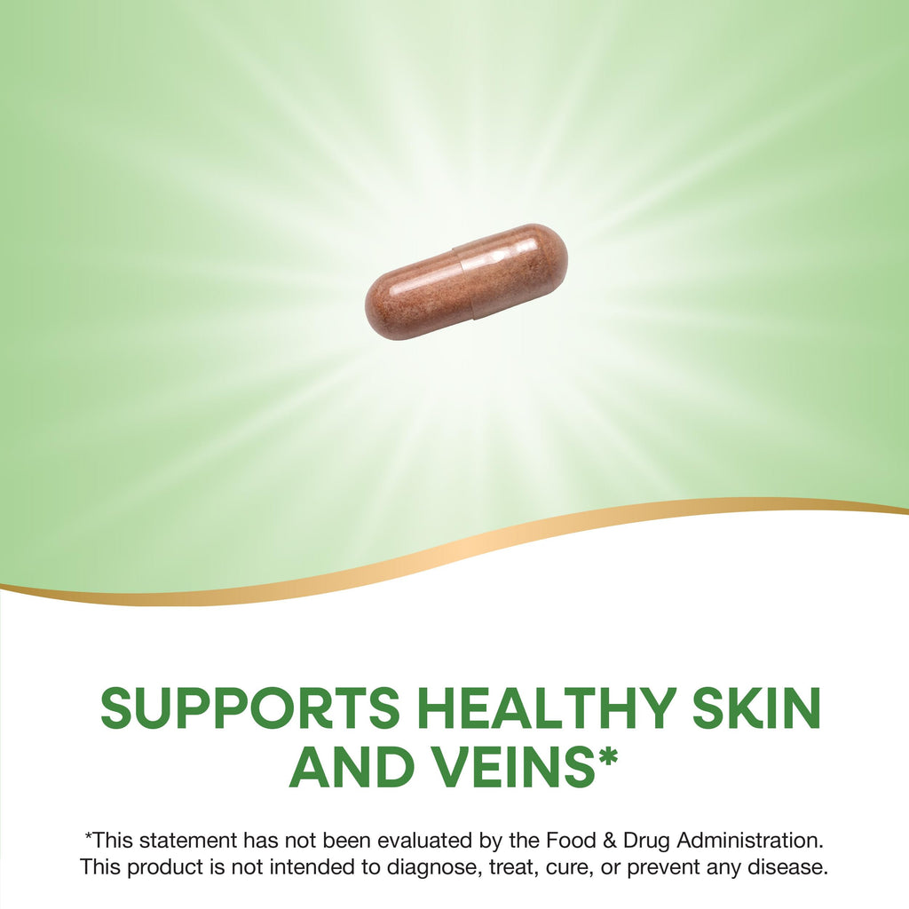 Plant Derived Vegan Capsules Of Standardized Grape Seed Antioxidant Supplement
