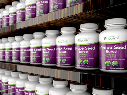 Purely Holistic Grape Seed Extract vegan supplement capsules