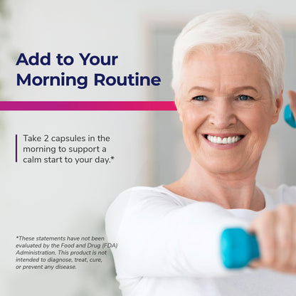 Bright Naturals Vaso Calm capsules arranged for display