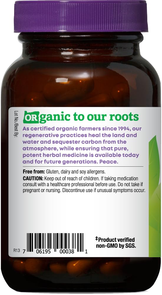 Certified organic non-GMO berberine herbal supplement packaging