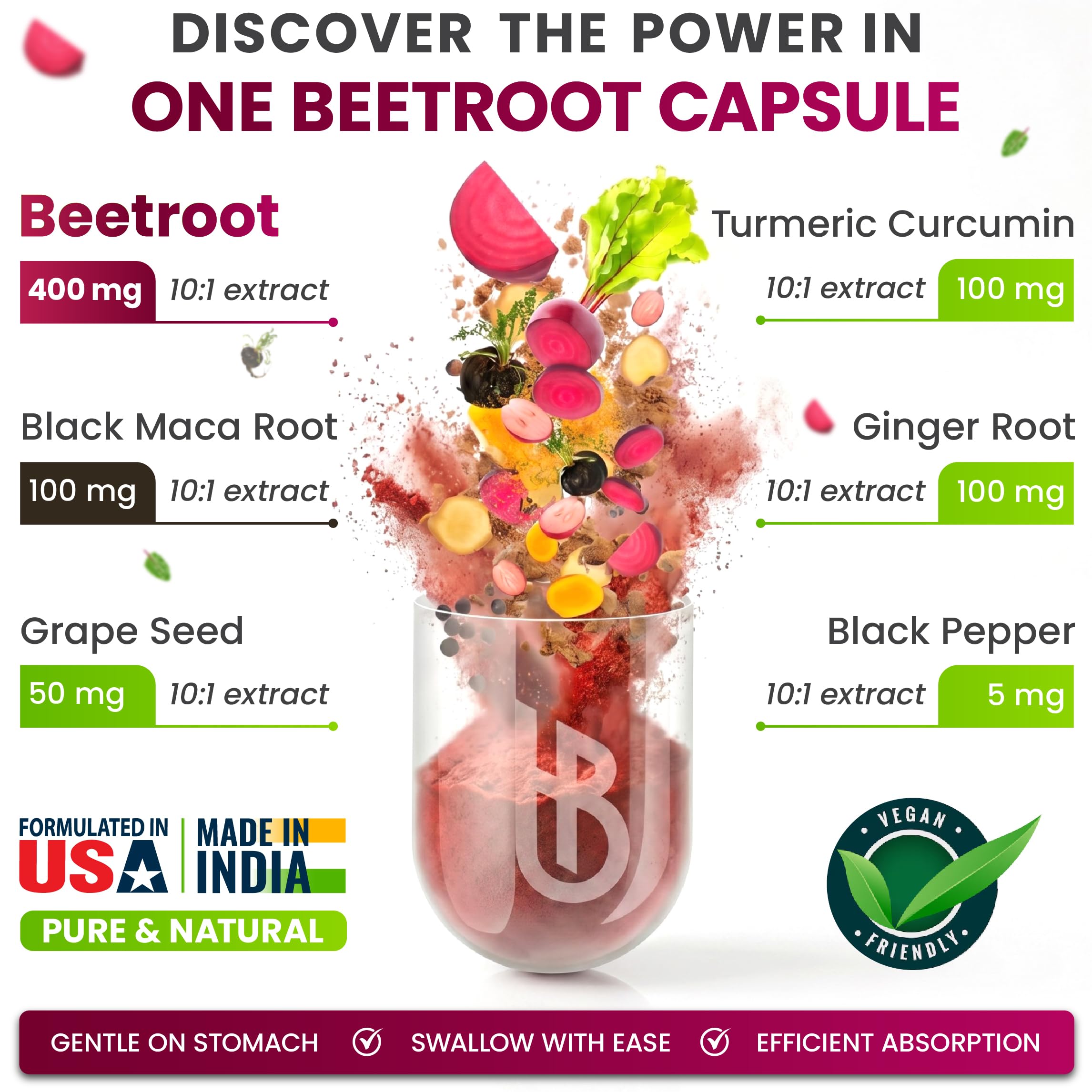 Herbpy 6-in-1 supplement facts label showing ingredients