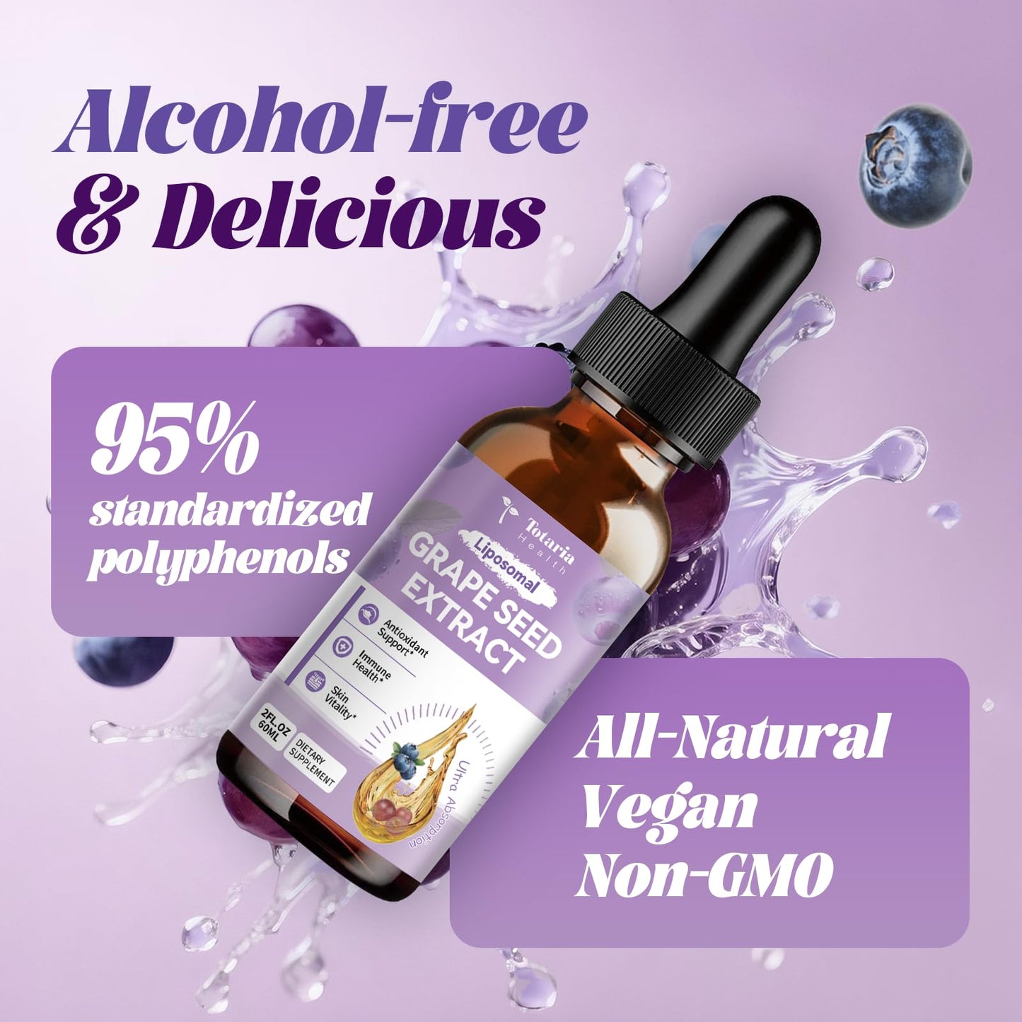 Authentic USA imported grape seed extract liquid