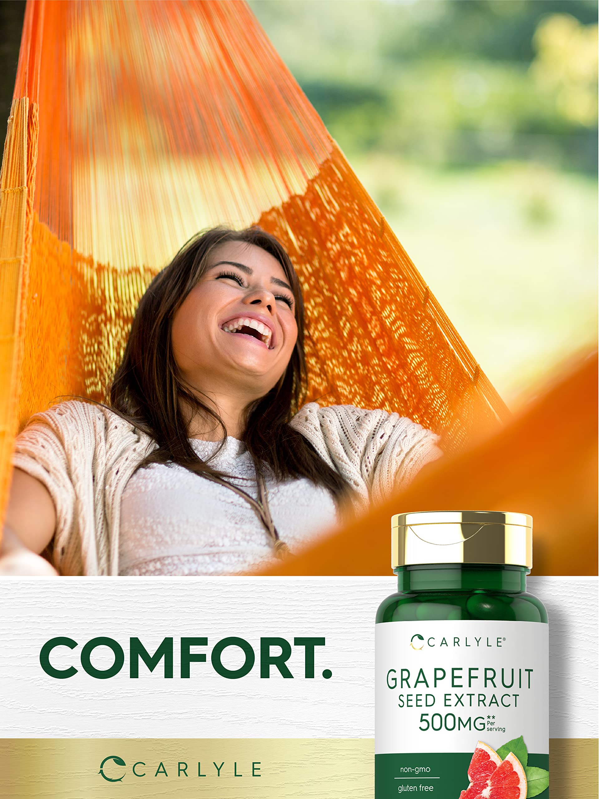 Carlyle herbal supplement bottle in packaging