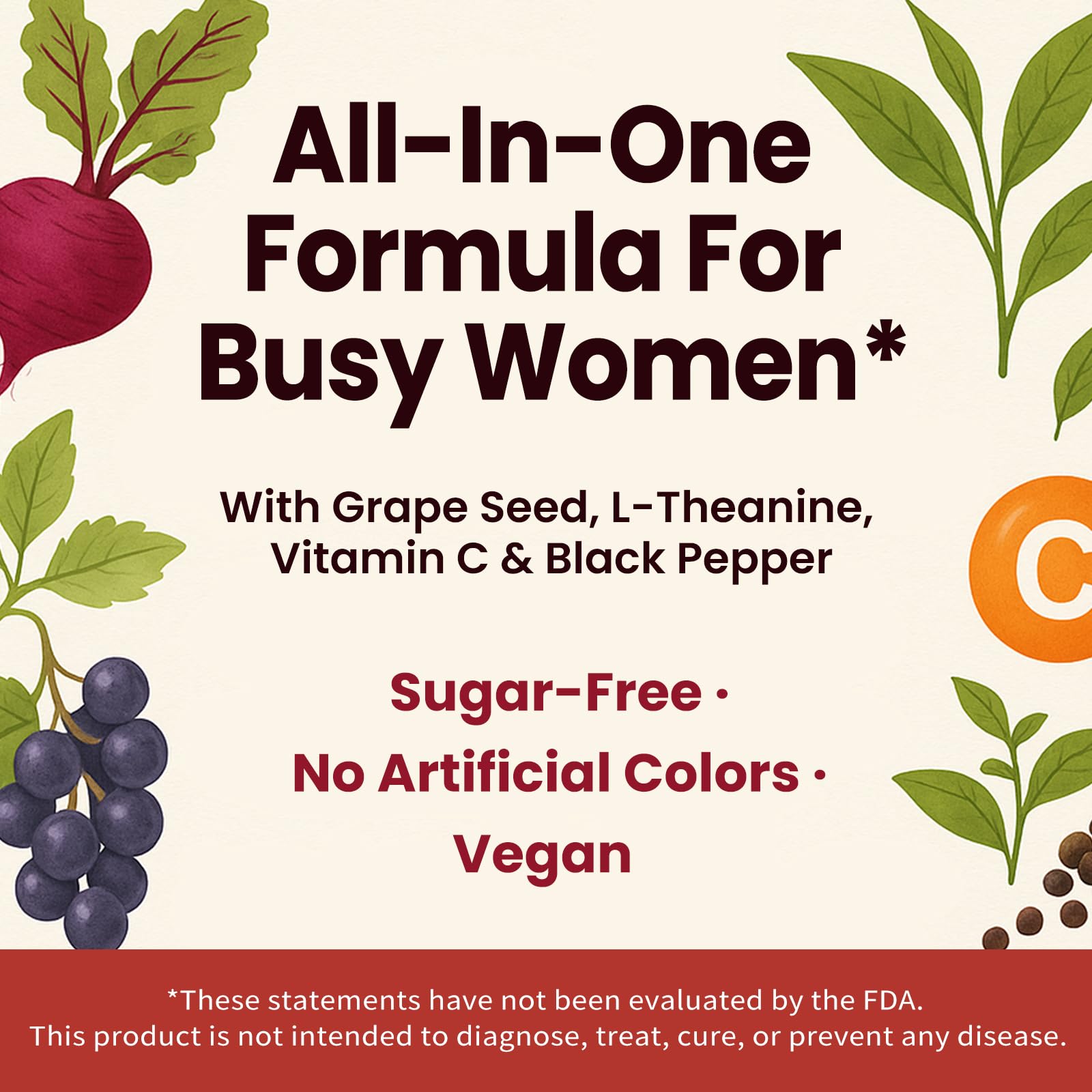 Imatchme Beet Root Gummies sugar free certification seal