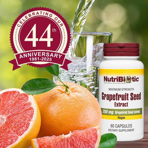 Top view of NutriBiotic Grapefruit Seed Extract packaging
