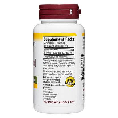 NutriBiotic Grapefruit Seed Extract bottle in consumer setting