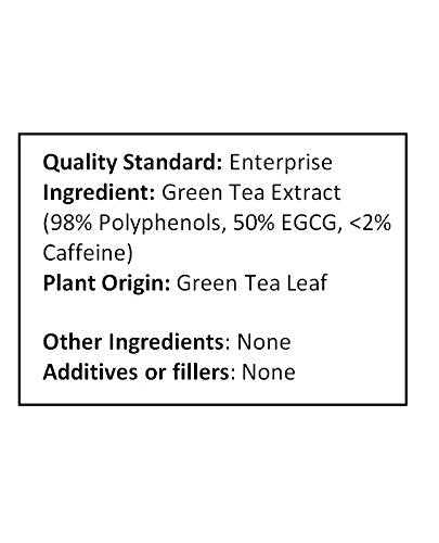 NuSci Green Tea Extract fine powder texture