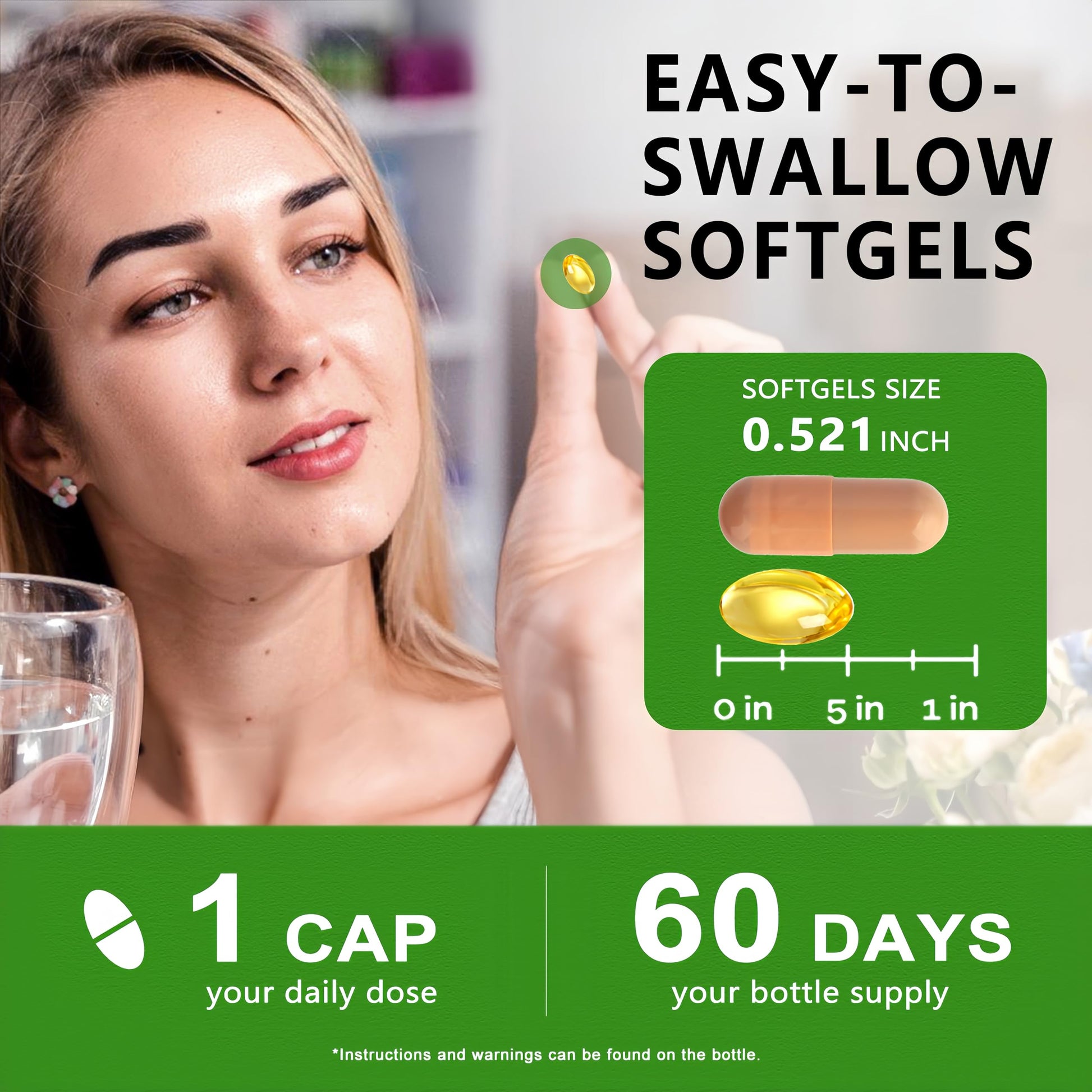 Back label of Hzzyplant green tea supplement