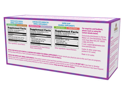 Hyleys weight loss tea sachets and packaging