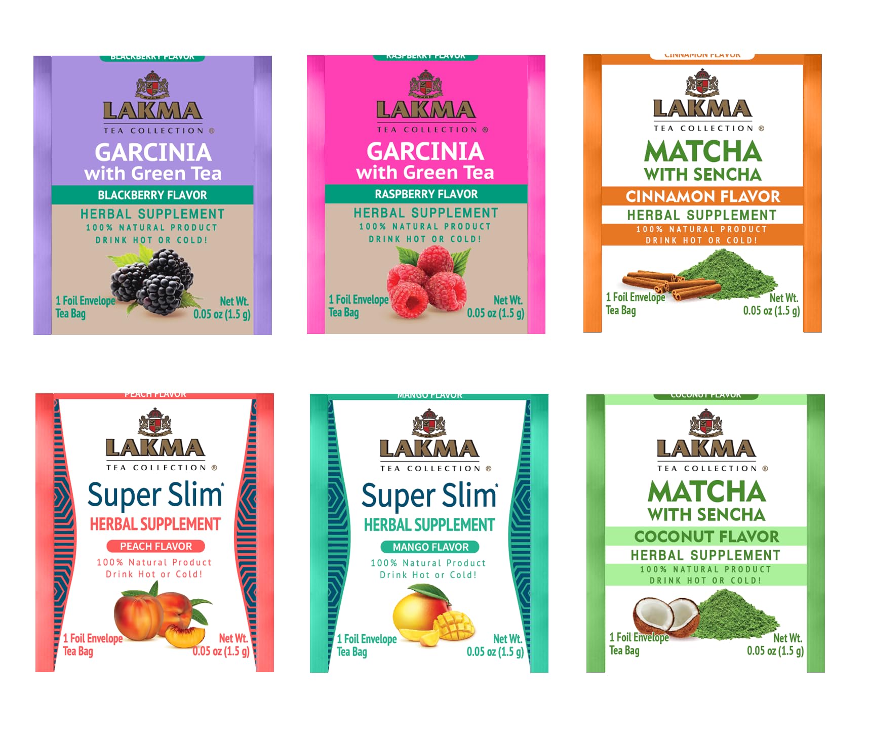 Detailed view of Hyleys 14 day cleanse tea bags