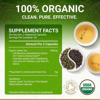 True Veda green tea supplement packaging with award seal