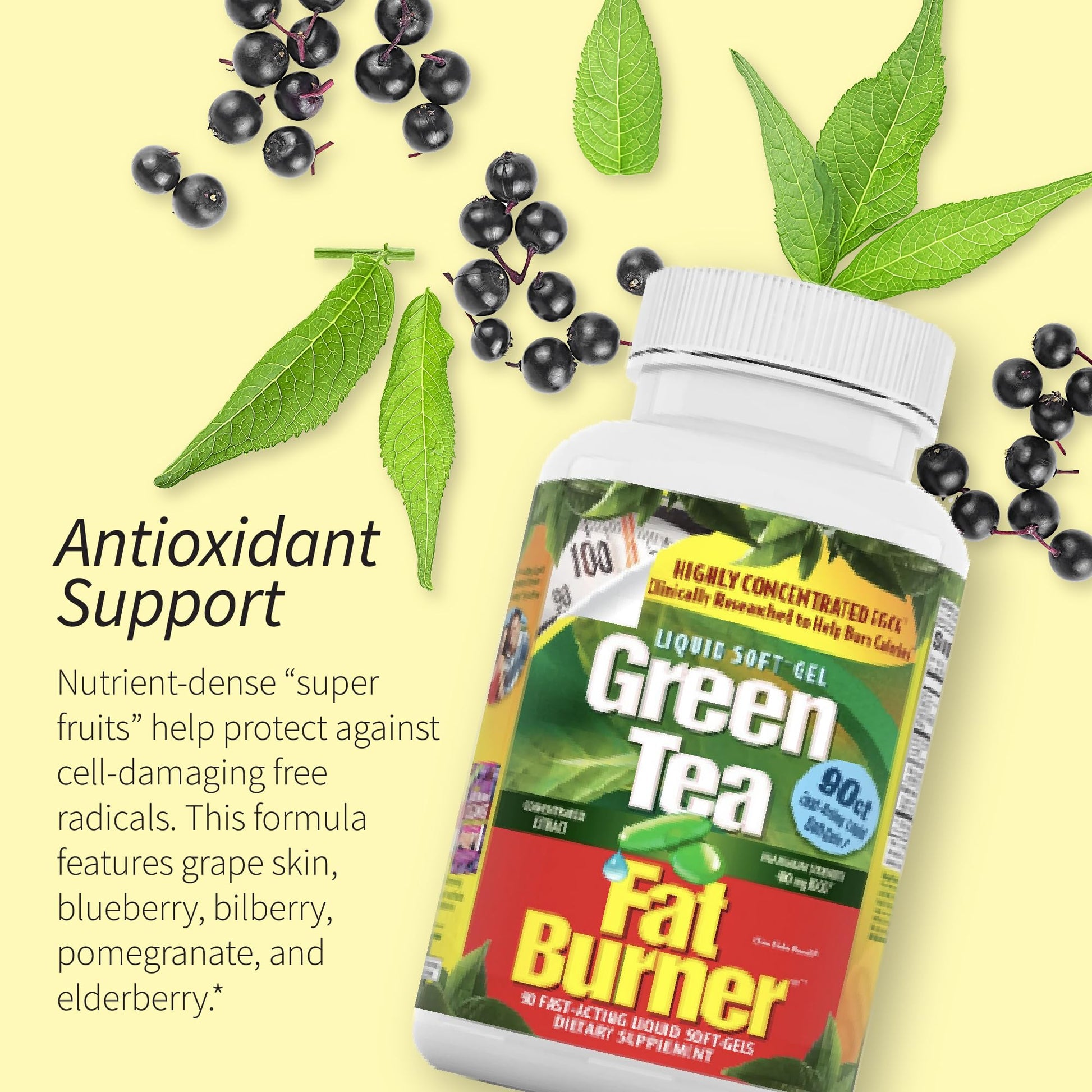 Two bottles of Applied Nutrition Green Tea Fat Burner pack of two