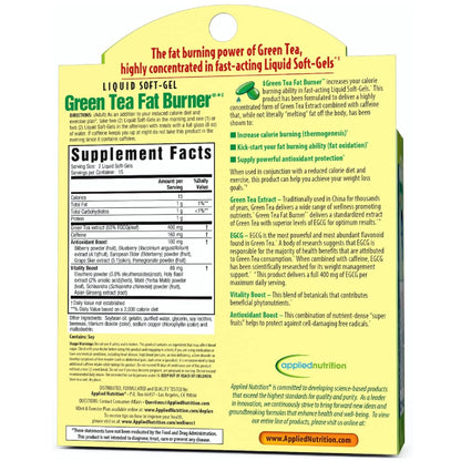 Applied Nutrition green tea fat burner antioxidant blend