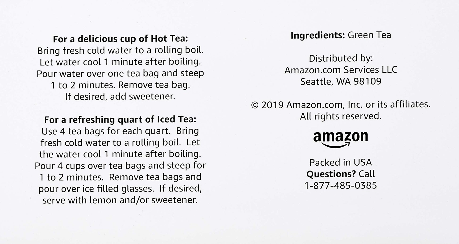 Side view of Happy Belly tea packaging showing ingredients