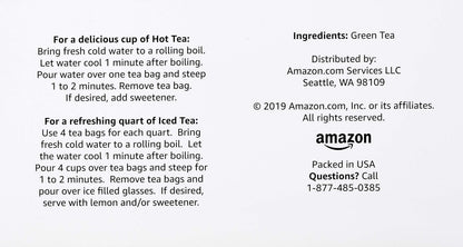 Side view of Happy Belly tea packaging showing ingredients