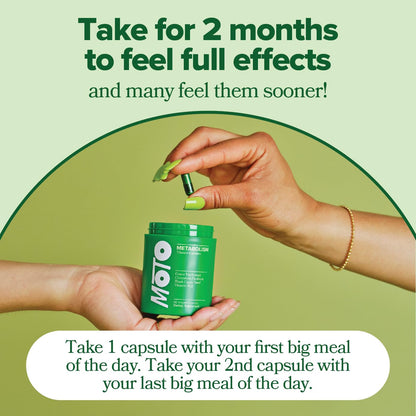 O Positiv Moto metabolism support capsules lifestyle shot
