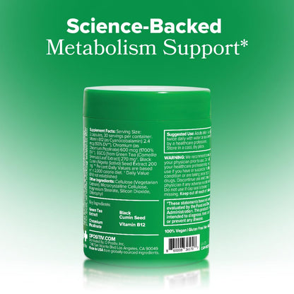 O Positiv Moto vegan capsules for female metabolic health