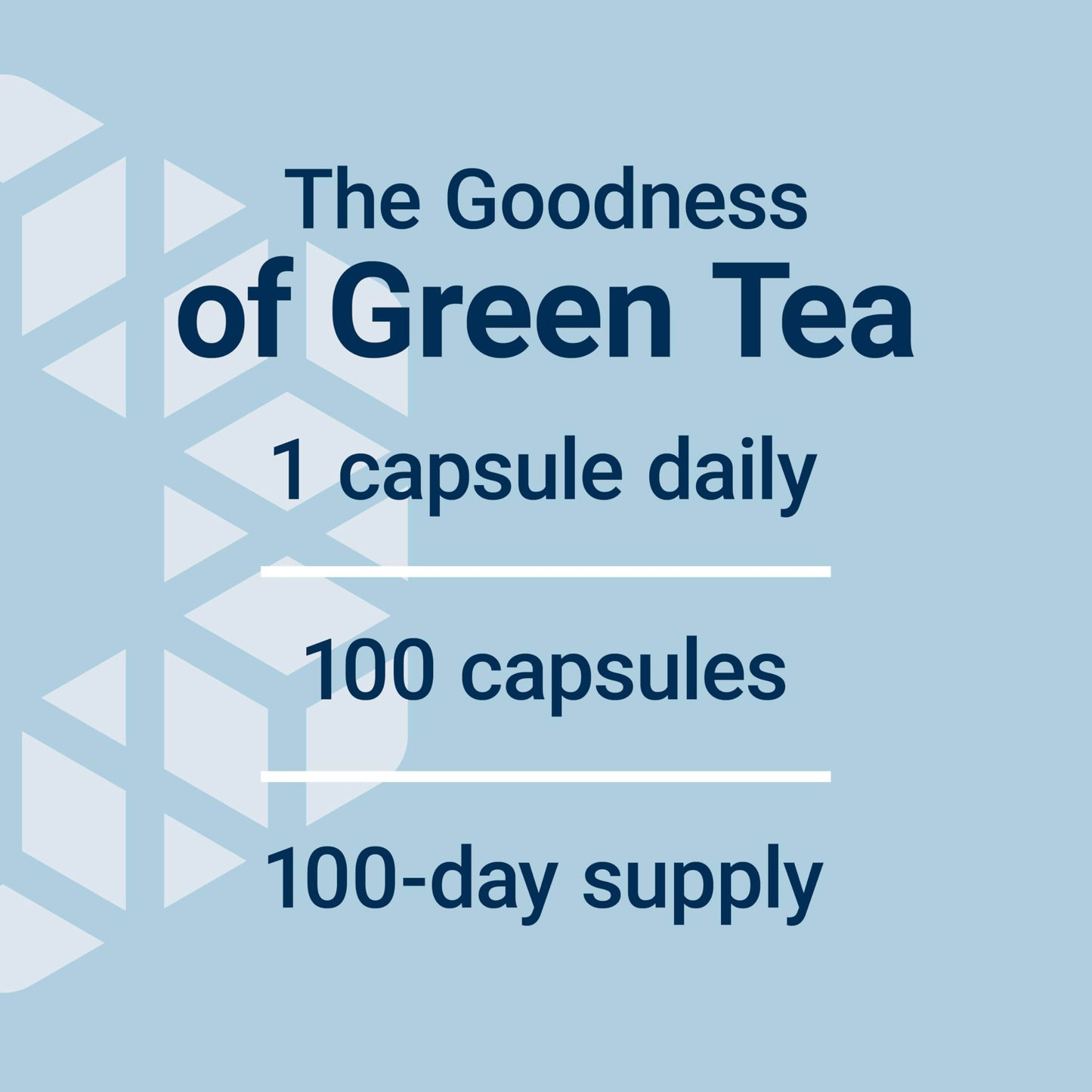 Top view of Life Extension green tea extract bottle cap